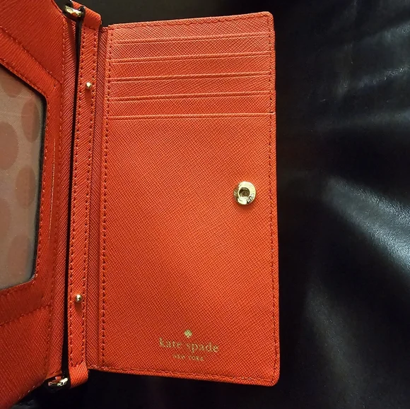 Kate Spade Crossbody Red Saffiano Leather NWOT - Picture 6 of 15
